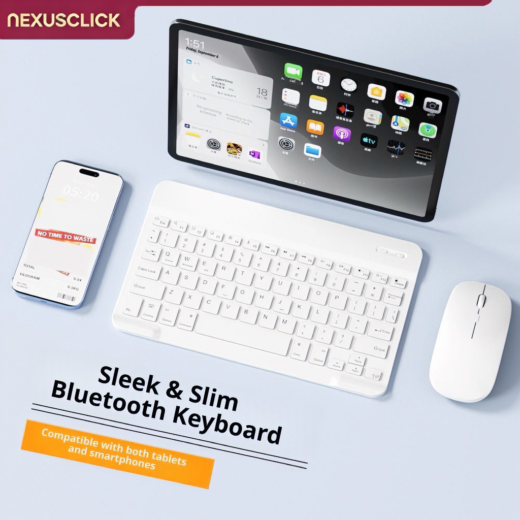 Gaming Console Ipad - NexusClick Bluetooth Keyboard and Mouse For