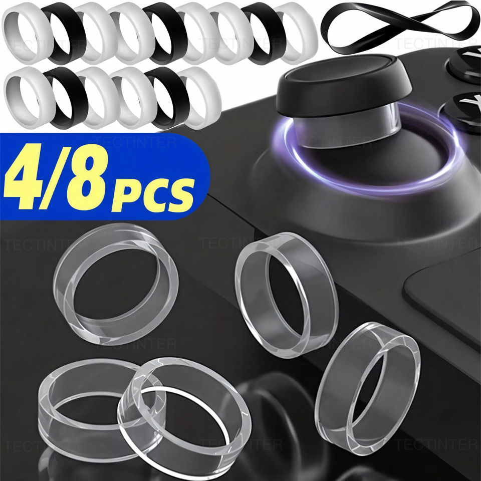 Gaming Console Sony - 4/8pcs Elastic Protective Joystick Rubber Ring