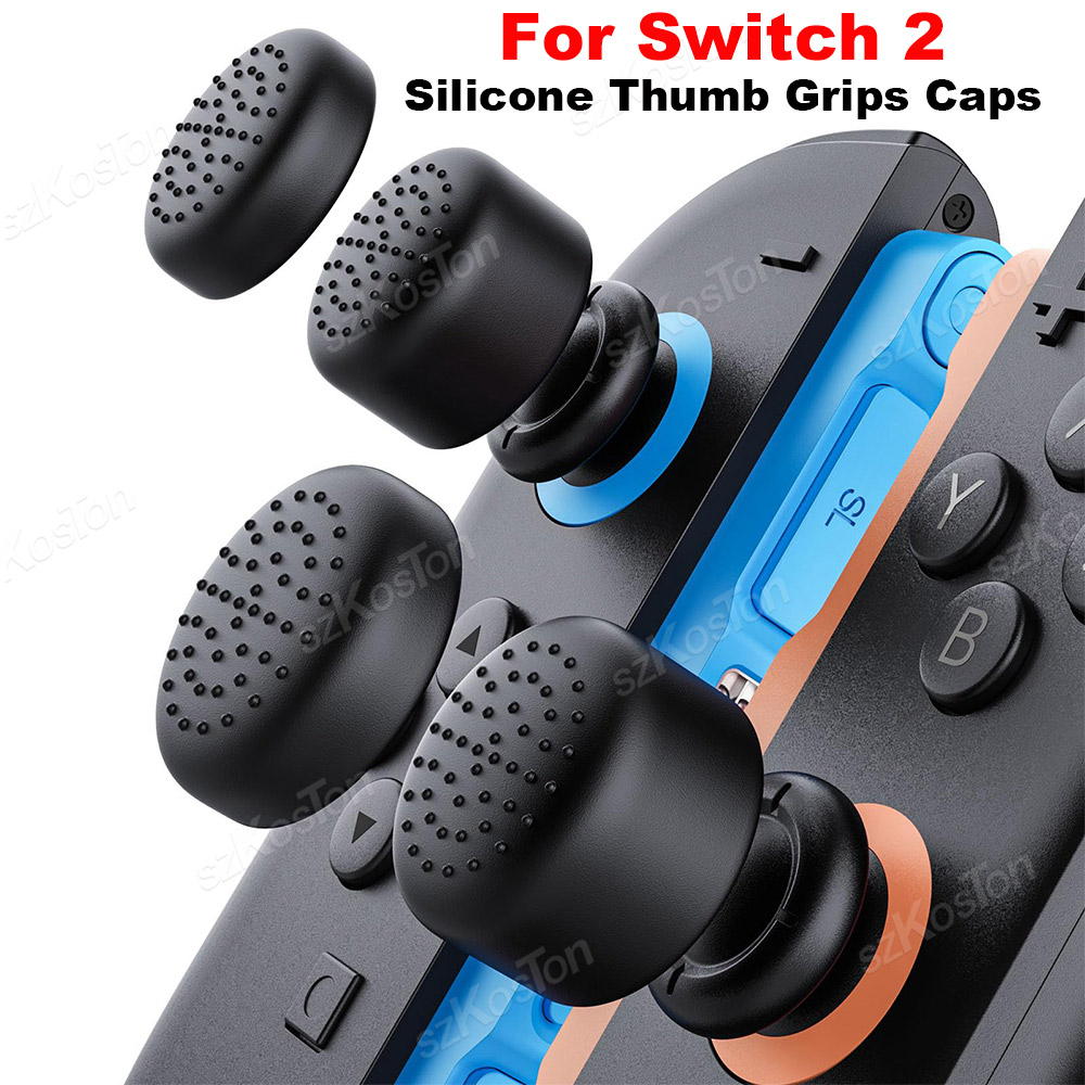 Thumb Grip Joystick - 4PCS For Switch 2 No-Slip Silicone