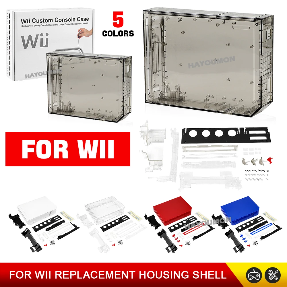 Gaming Console Buttons - NEW Upgrade TRN Black For WII