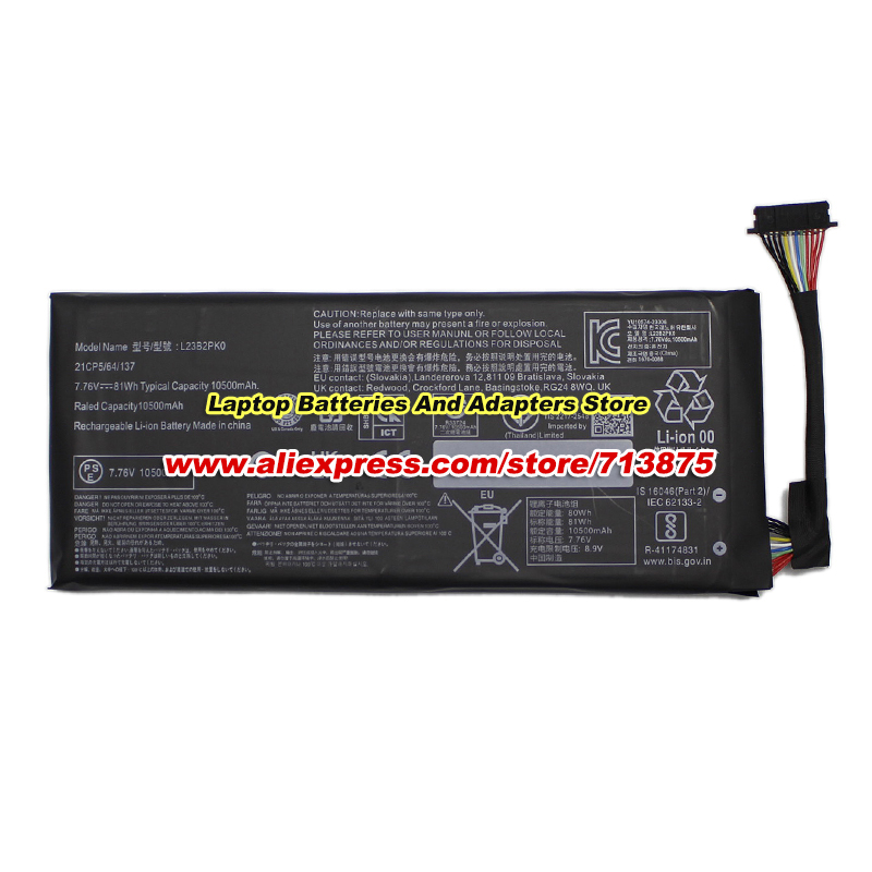 81Wh L23B2PK0 Battery 7.76V 10 - Gaming Console Lenovo ulasan dan harga