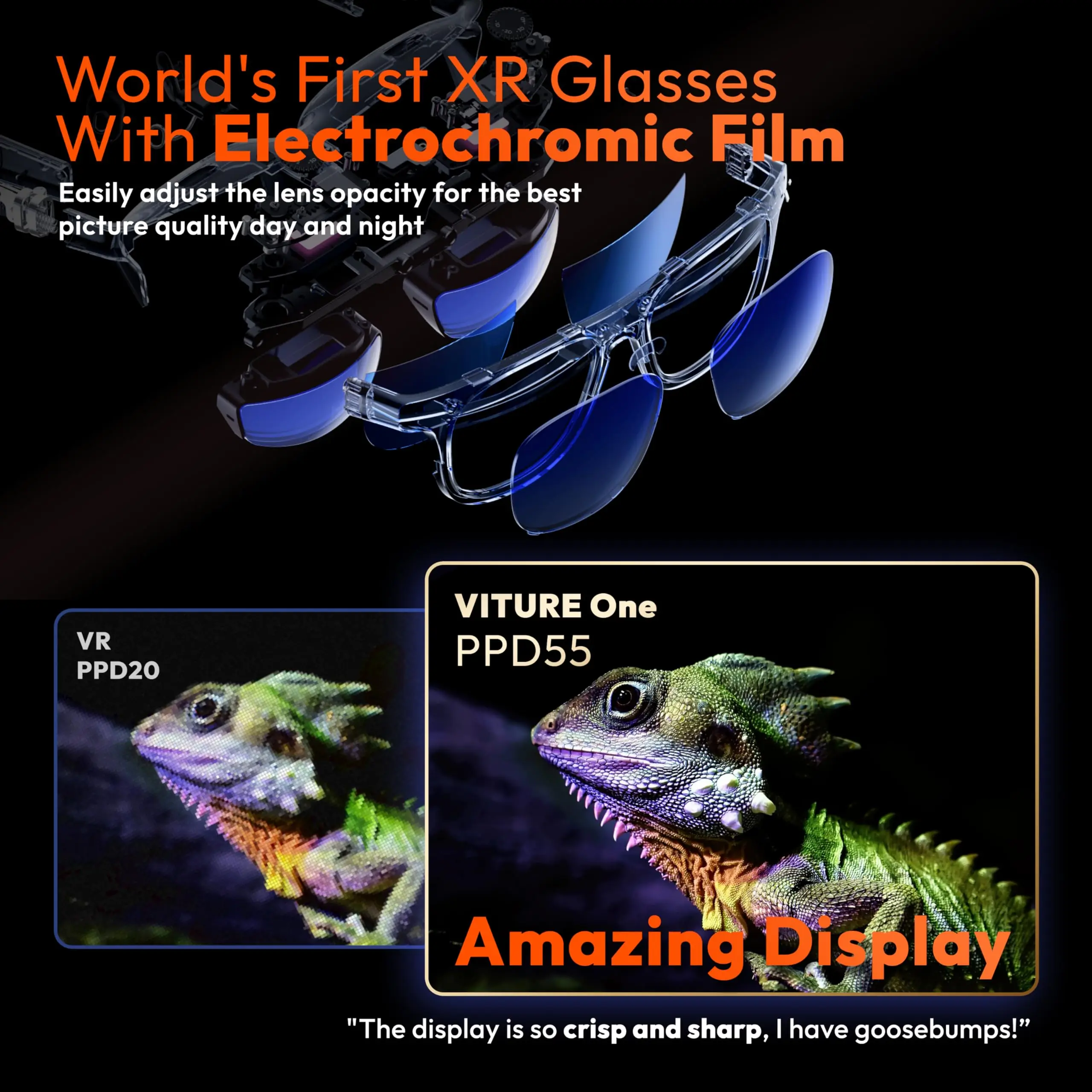 VITURE One XR/AR 3D Glasses Co - Gaming Console Steam Deck ulasan dan harga