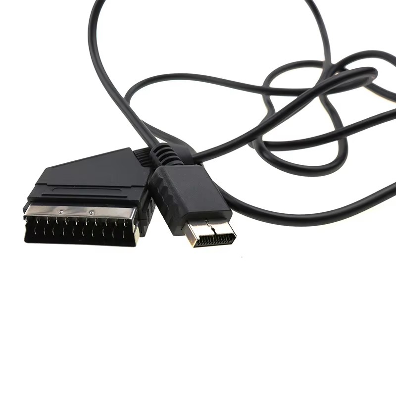 2pcs/lot 6Ft RGB SCART Wire Ca - Gaming Console For Tv Xbox ulasan dan harga