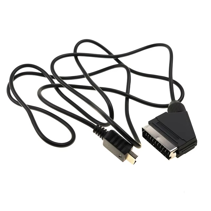 2pcs/lot 6Ft RGB SCART Wire Ca - Gaming Console For Tv Xbox ulasan dan harga