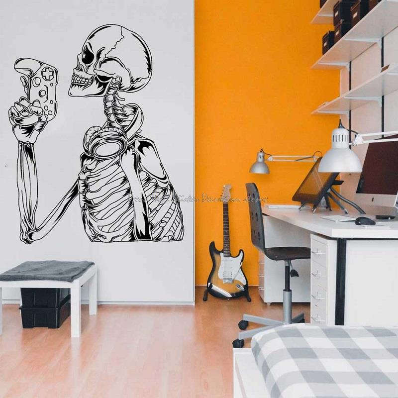 Game player wall stickers game - Gaming Console Room ulasan dan harga