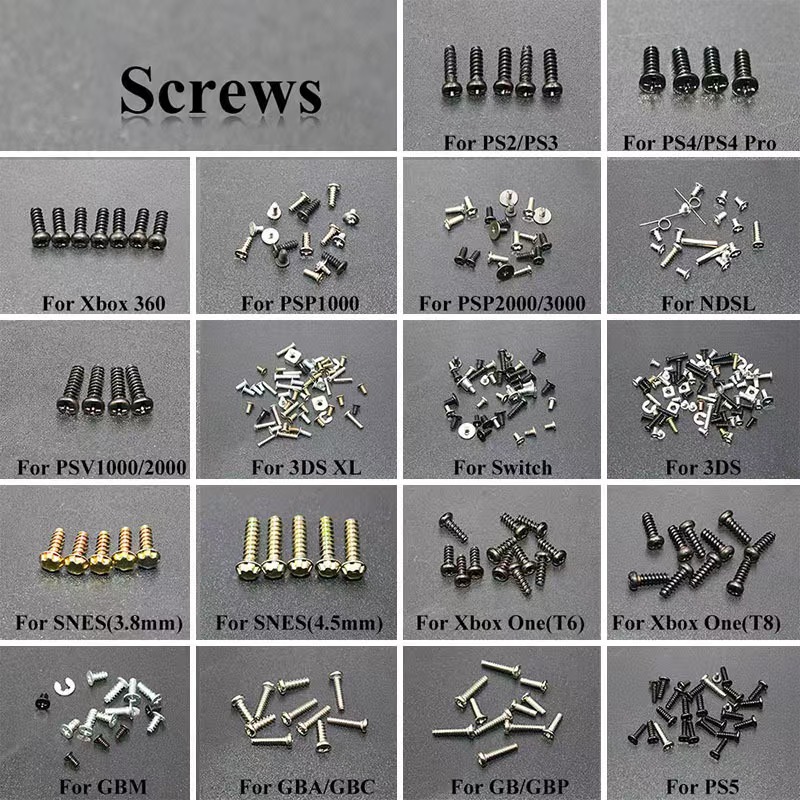 Set Replacement Screws  For Ne - Gaming Console For Tv Xbox ulasan dan harga