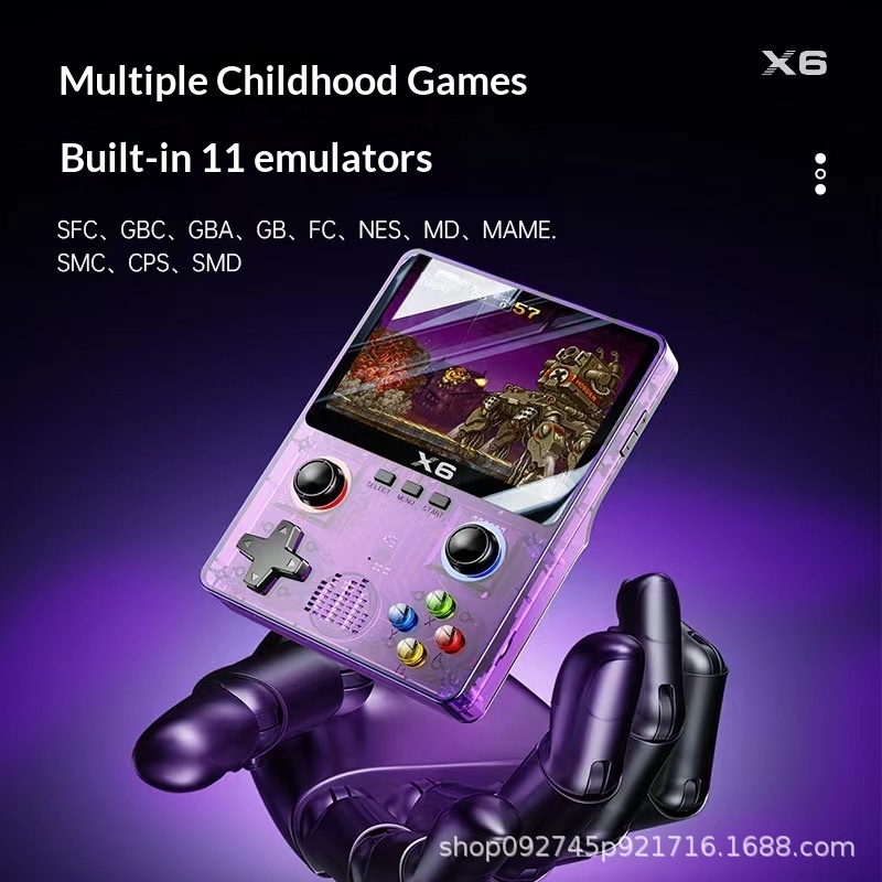 Handheld Gaming Consoles X6 Re - Gaming Console X6 X6 64 Gb ulasan dan harga