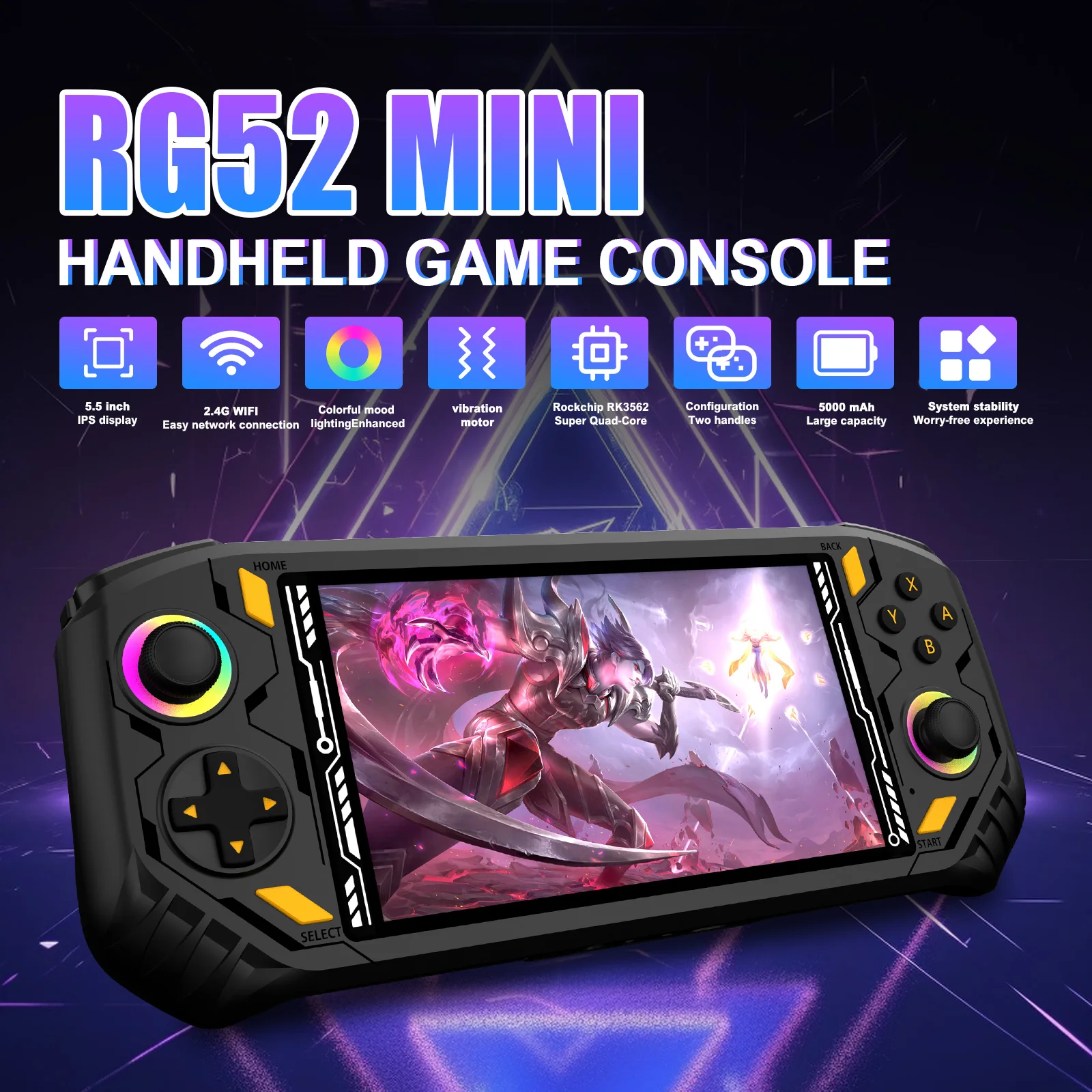 AISLPC RG52 MINI Handheld Game - Zotac Gaming Console ulasan dan harga