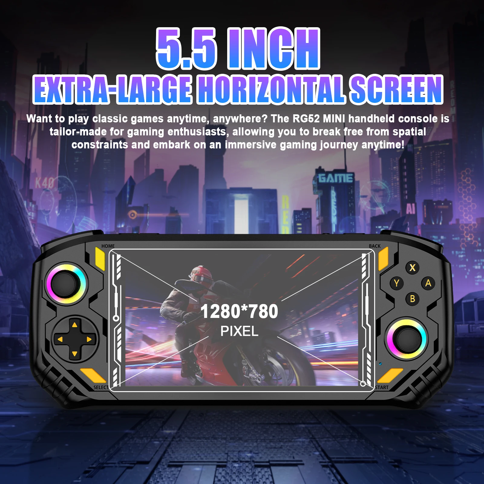 AISLPC RG52 MINI Handheld Game - Zotac Gaming Console ulasan dan harga
