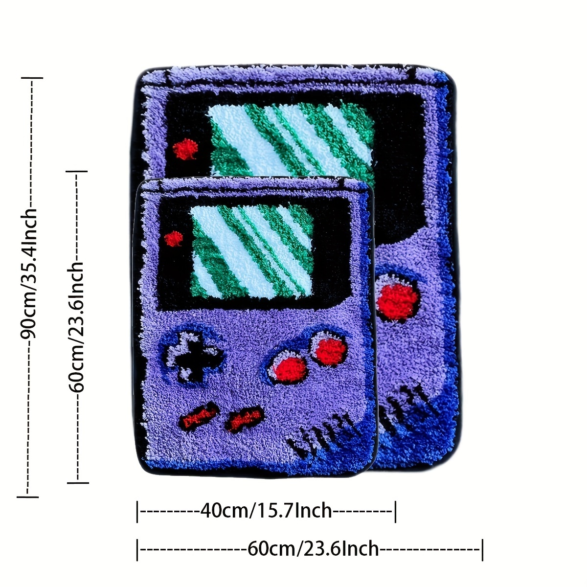 Purple Flocked Game Console Ru - Gaming Console Room ulasan dan harga