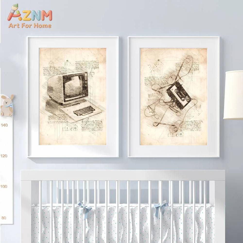 AZNM Vintage Game Console Sket - Gaming Console Room ulasan dan harga