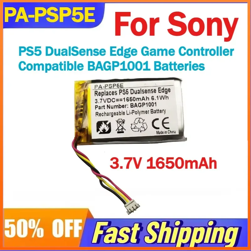 3.7V 1650mAh PA-PSP5E Li-Ion B - Sony Controller Dualsense Edge ulasan dan harga