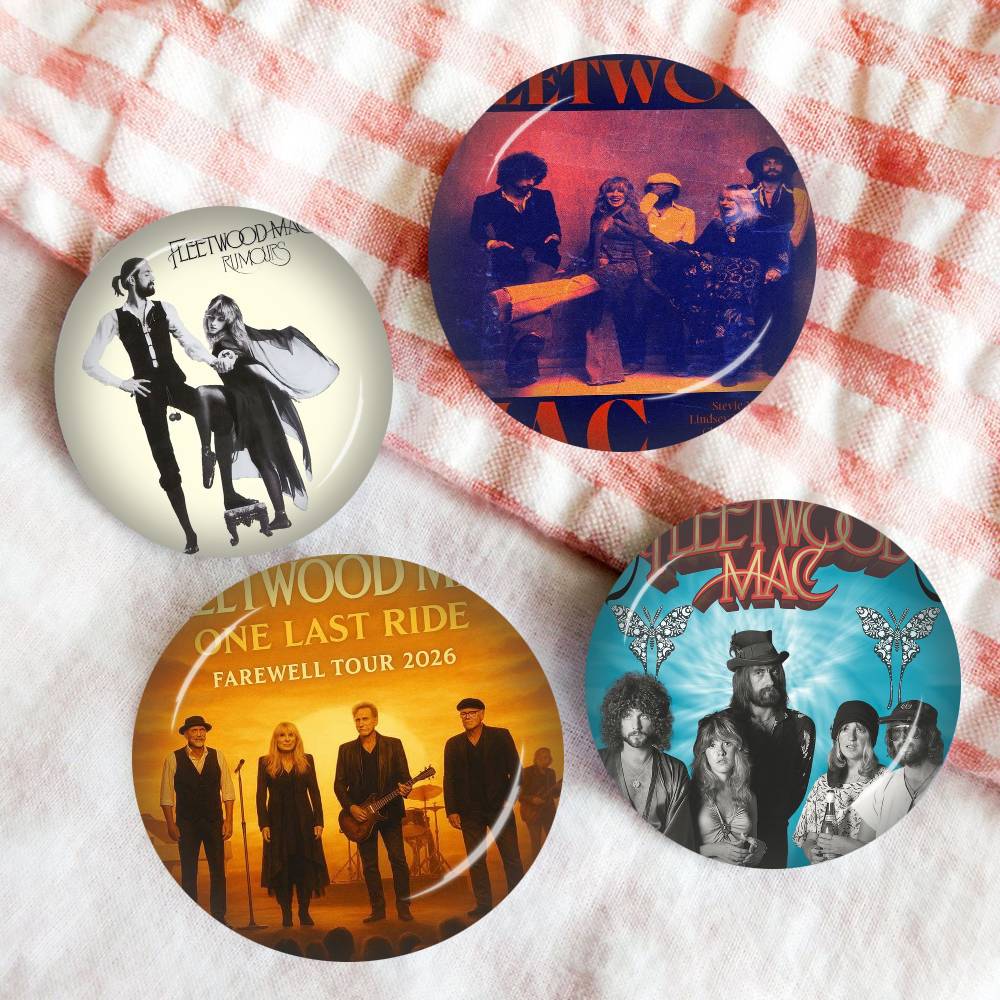 70s Rock Band Fleetwood Mac Mu - Gaming Console Buttons ulasan dan harga