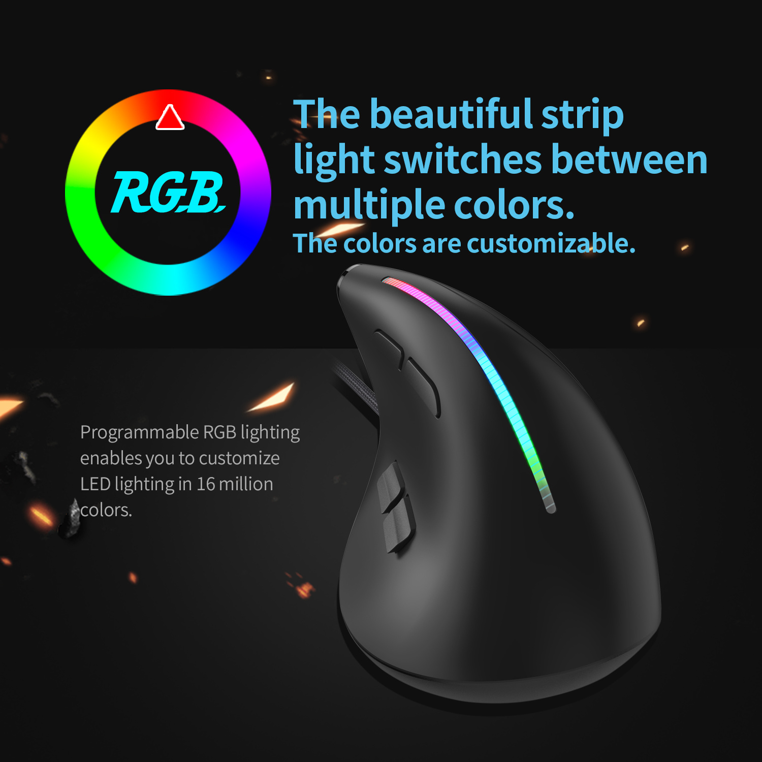 JOMAA Wired Gaming Mouse RGB V - Gaming Console Buttons ulasan dan harga