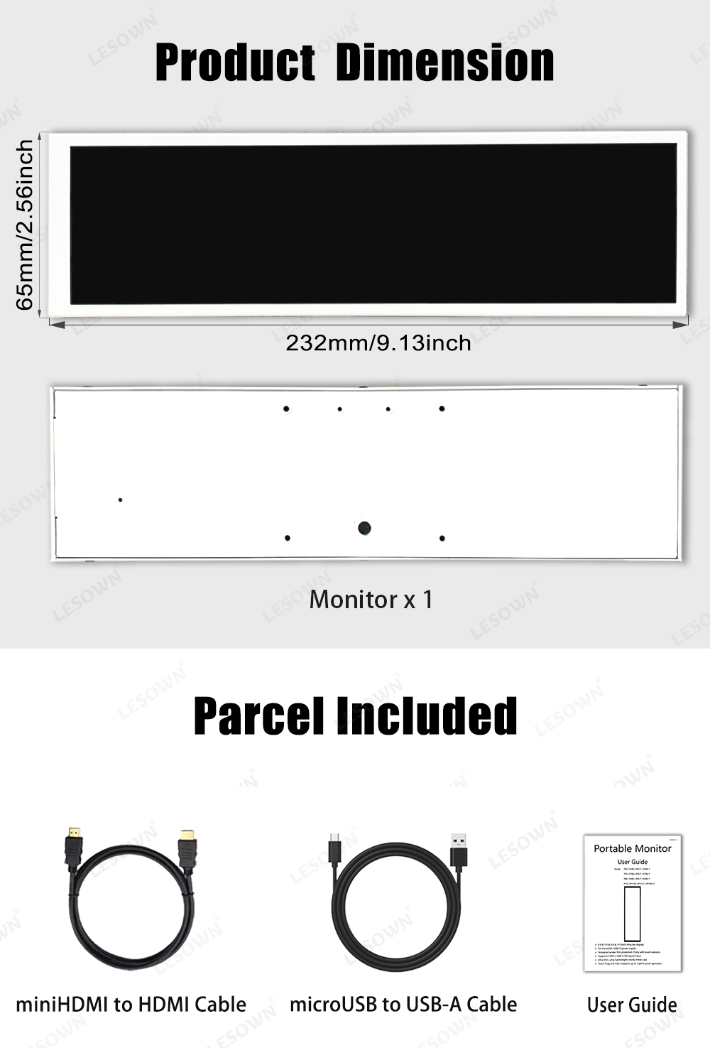 LESOWN 8.8 Inch Mini Stretched - Gaming Console Display Case ulasan dan harga