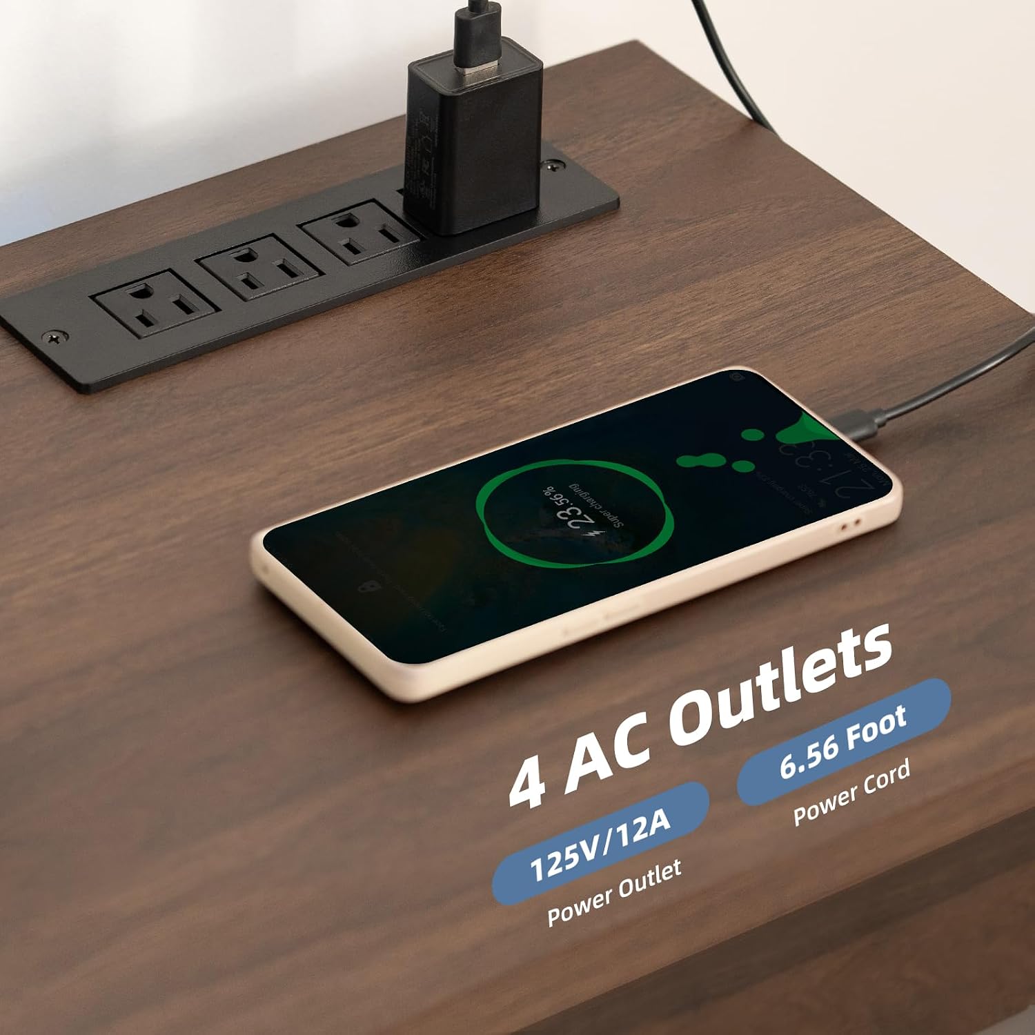 LED TV Stand with Power Outlet - Gaming Console Room ulasan dan harga