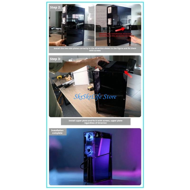 E65E Gaming Console Case Acryl - Gaming Console Display Case ulasan dan harga