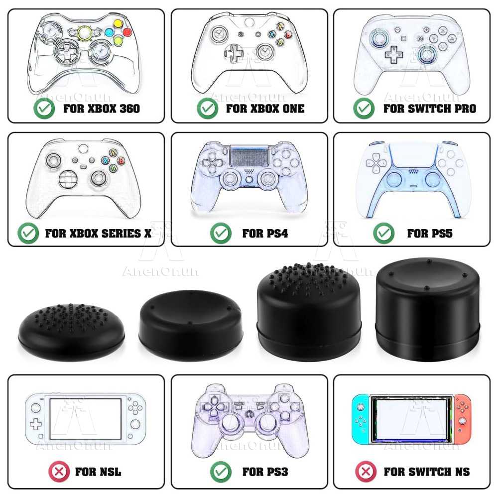 8PCS Thumb Grip Caps Controlle - Thumb Grip Joystick ulasan dan harga