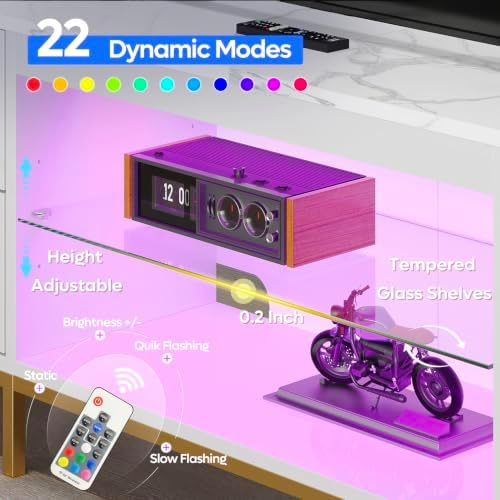 TV Stand for 75/80/85 inch TVs - Gaming Console Room ulasan dan harga