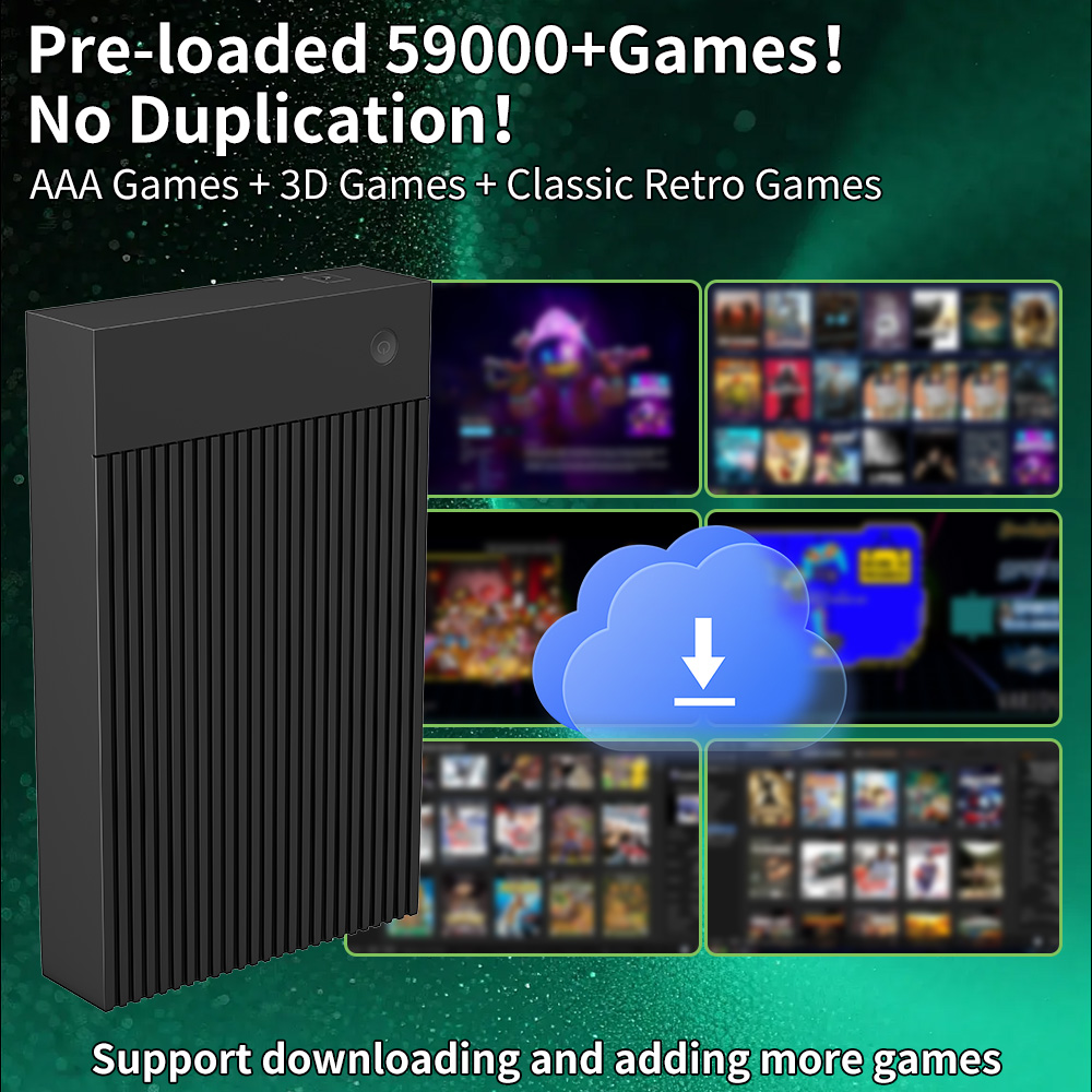 Hyper Base MIX 4T Retro HDD 59 - Gaming Console Best ulasan dan harga
