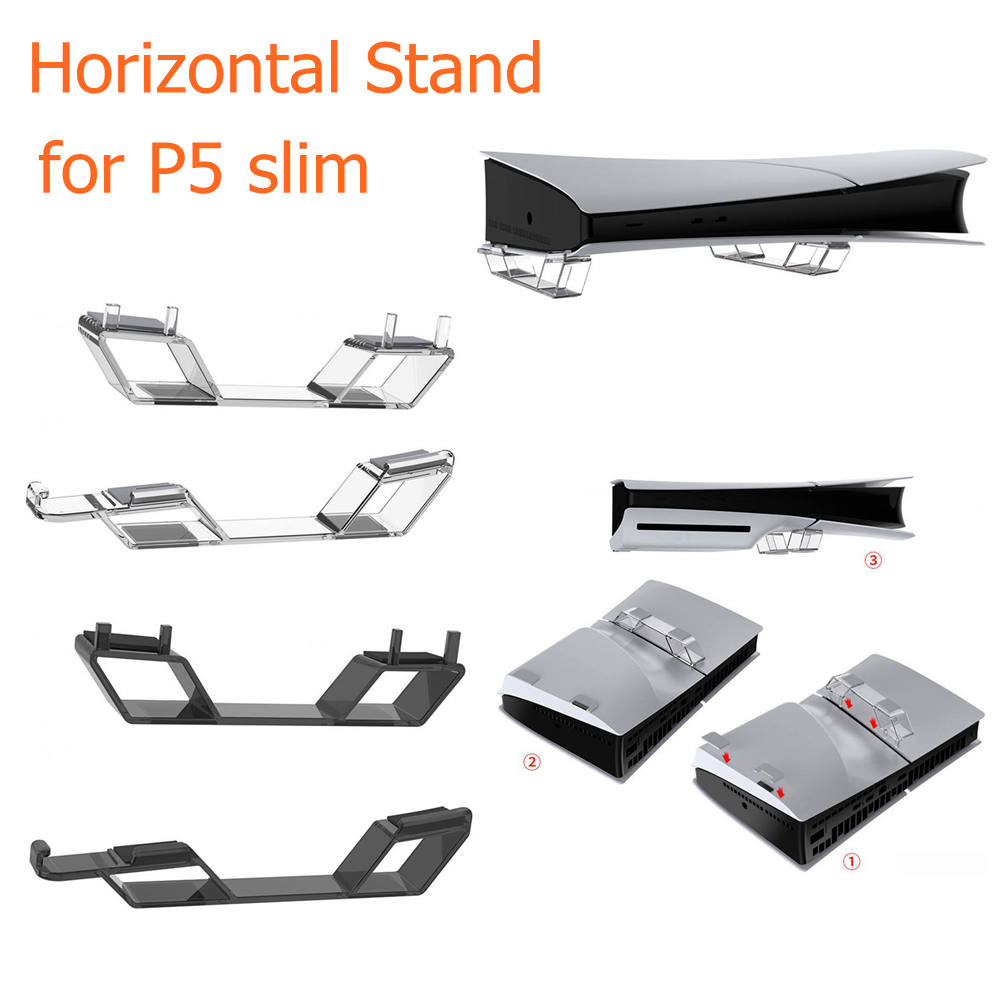 Horizontal Stand for PS5 Slim  - Gaming Console Sony ulasan dan harga