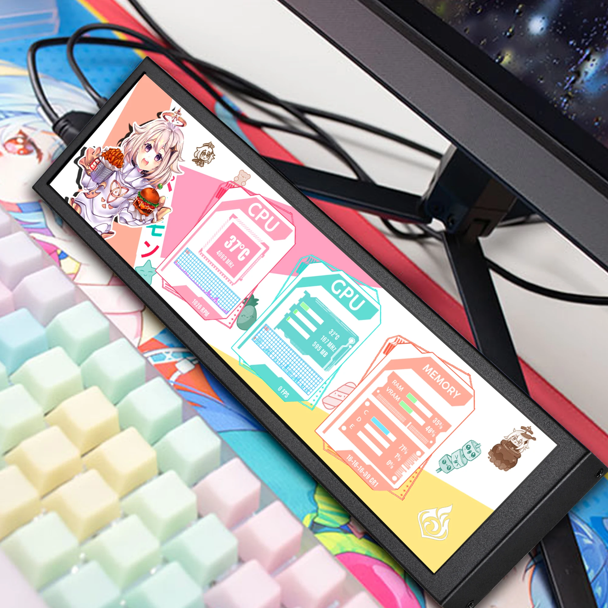 Wisecoco 8.8 Inch FHD Computer - Gaming Console Wallpaper ulasan dan harga