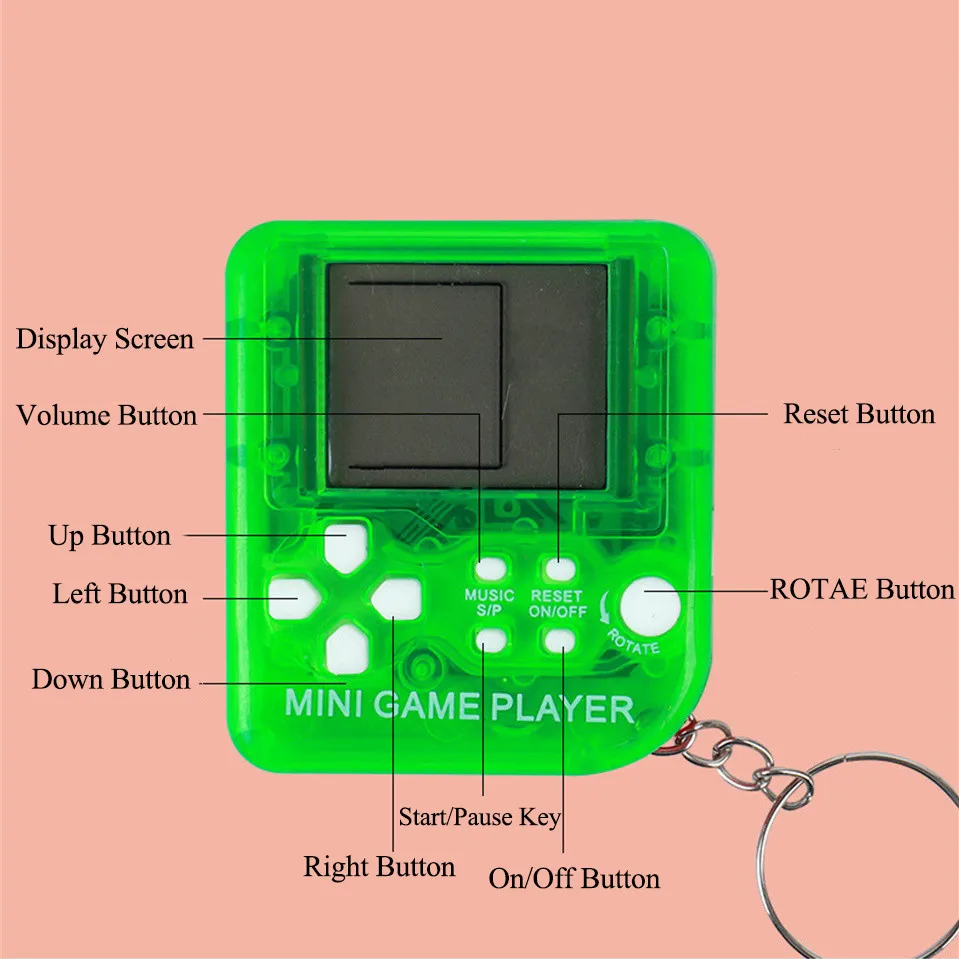 Retro Mini Handheld Game Playe - Gaming Console 5 Year Old ulasan dan harga