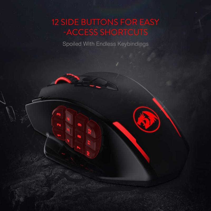 Redragon M913 Gaming 16000 DPI - Gaming Console Buttons ulasan dan harga