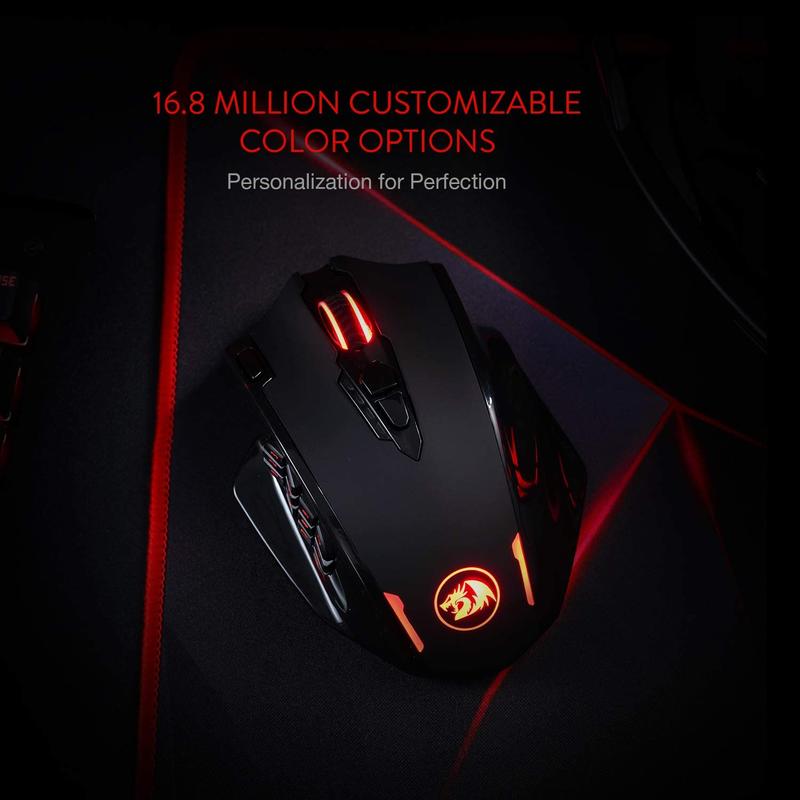 Redragon M913 Gaming 16000 DPI - Gaming Console Buttons ulasan dan harga
